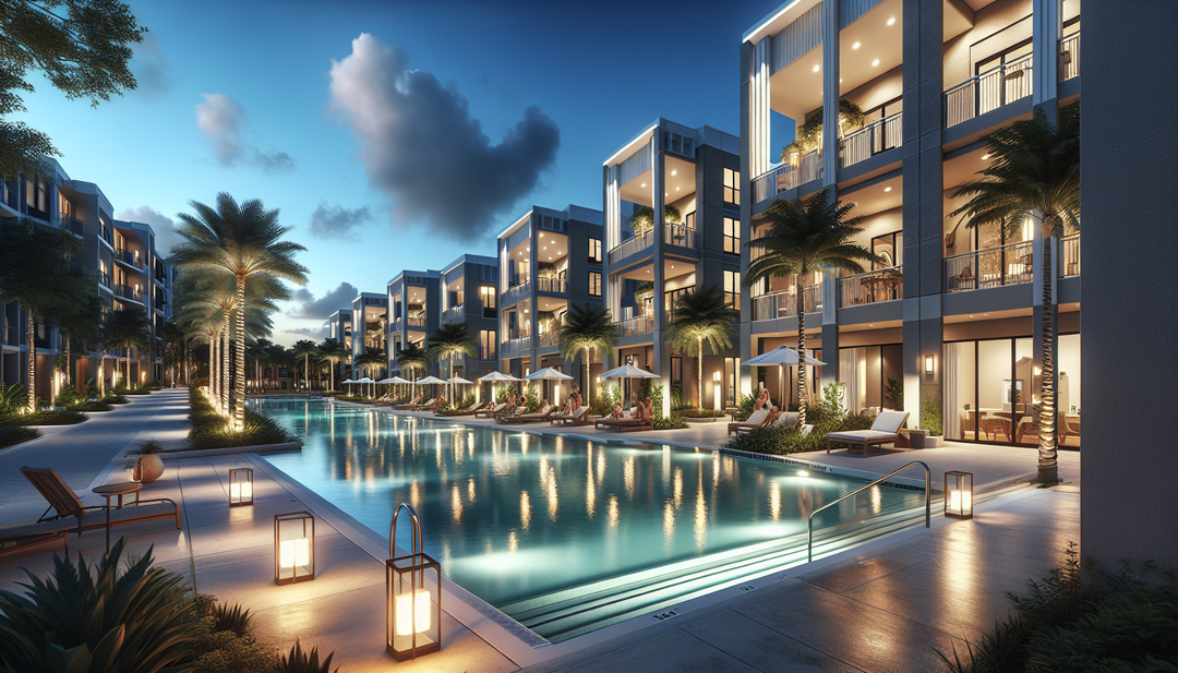 How Permanent LED Lighting Enhances HOA Amenity Center Lighting Without Increasing Maintenance