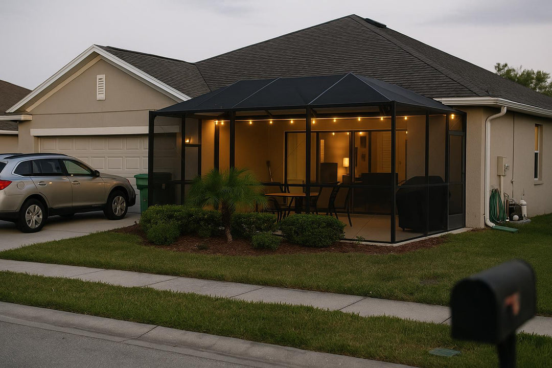 Permanent Patio Lighting Ideas for Florida Homes: Lanai and Pool Cage Lighting Inspiration