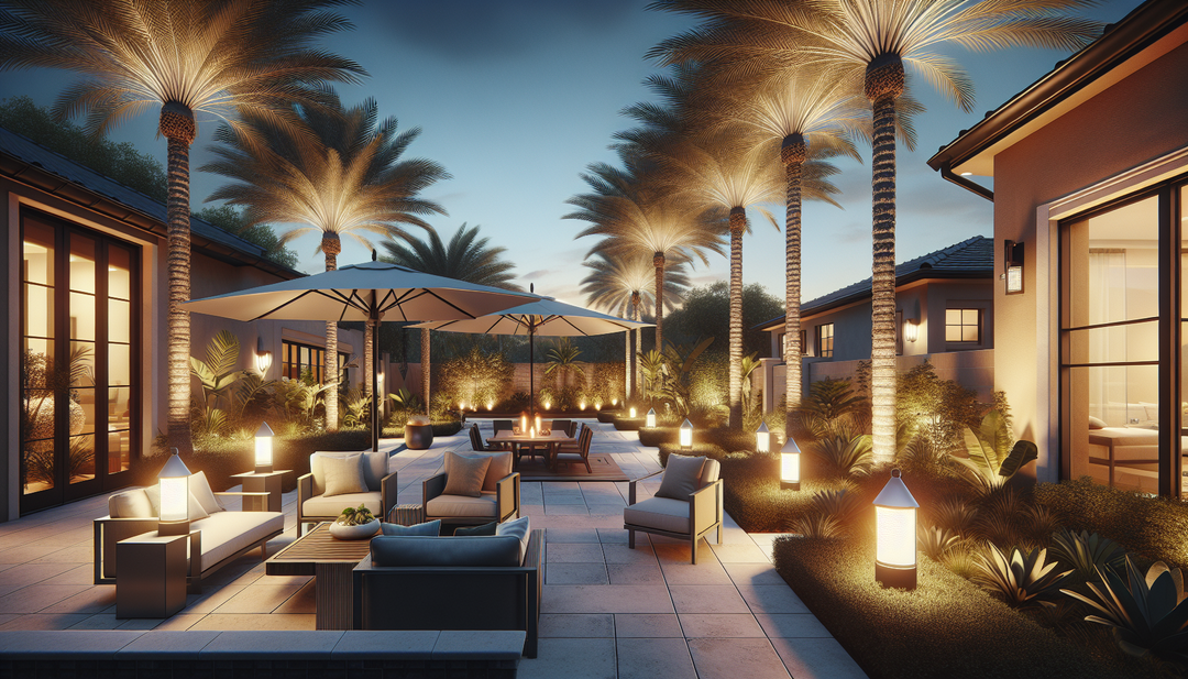 How Outdoor Backyard Lighting Enhances Your Florida Home for Spring and Summer